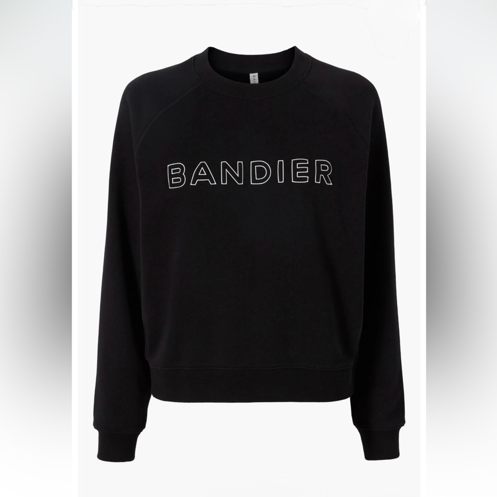 BANDIER Logo Crewneck Sweatshirt
BLACK AND WHITE SIZE S SMALL PRE OWNED - Picture 2 of 11